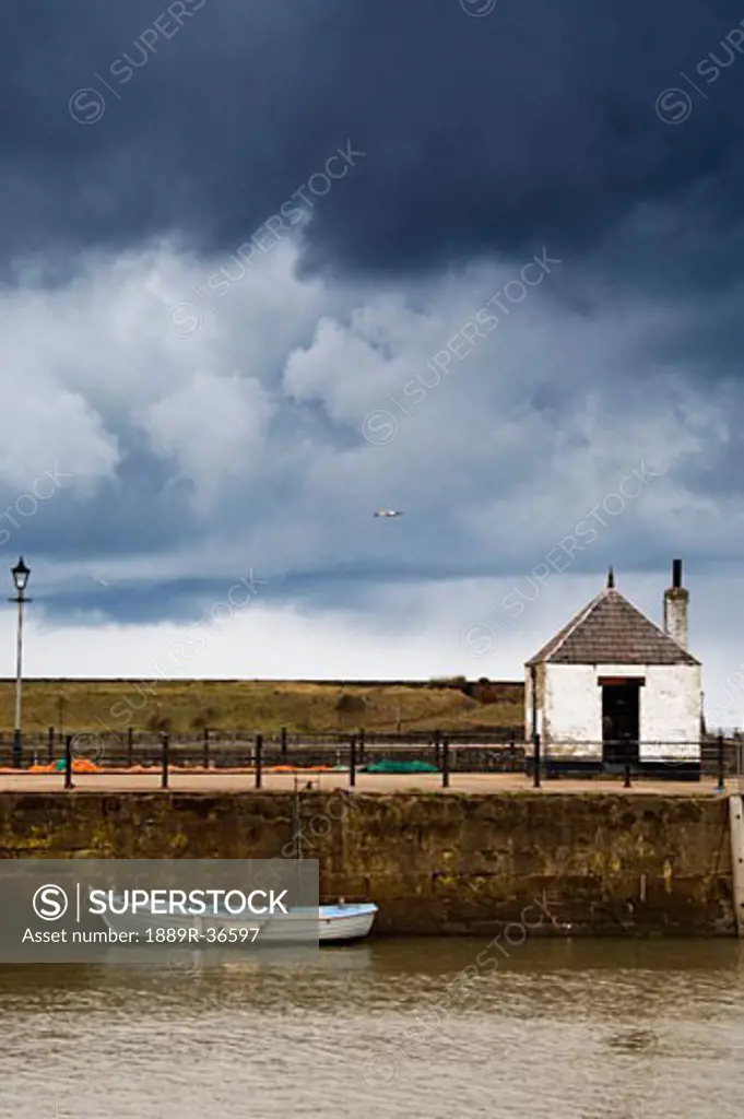 Waterfront in Maryport, Cumbria, England