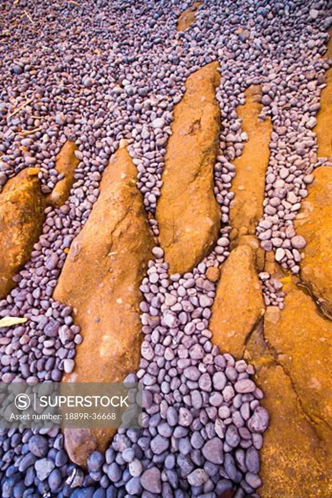 Rocks and pebbles