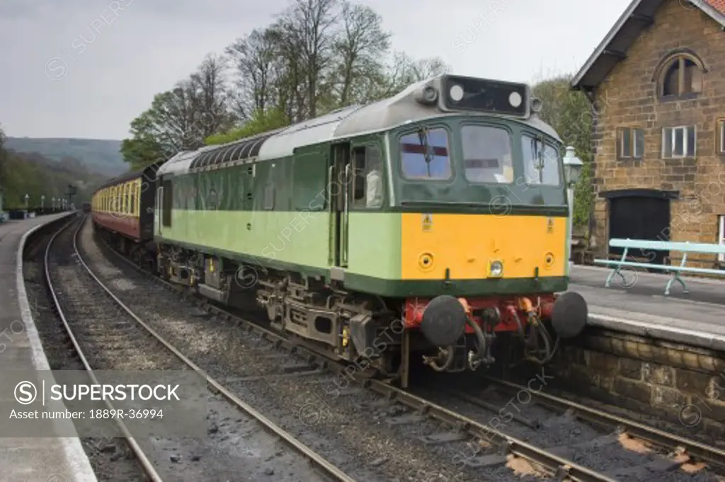 Train, Grosmont, North Yorkshire, England