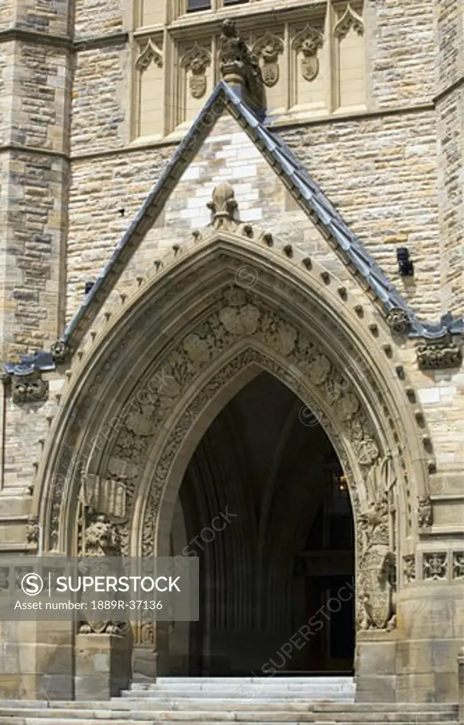 Front entrance, Parliament building, Ottawa, Ontario, Canada
