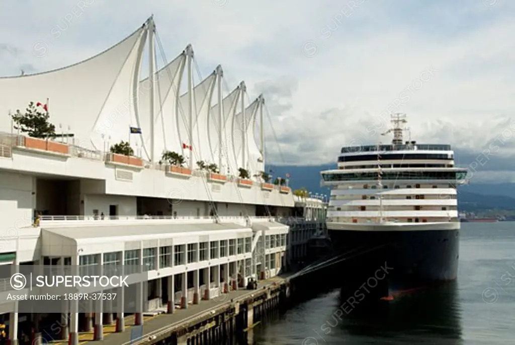 A ship at harbour, Vancouver, British Columbia, Canada