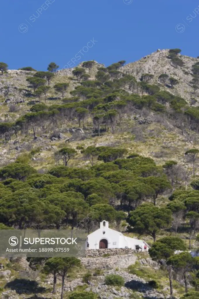 Calvary hermitage, Mijas Malaga Province, Costa del Sol, Spain, Europe