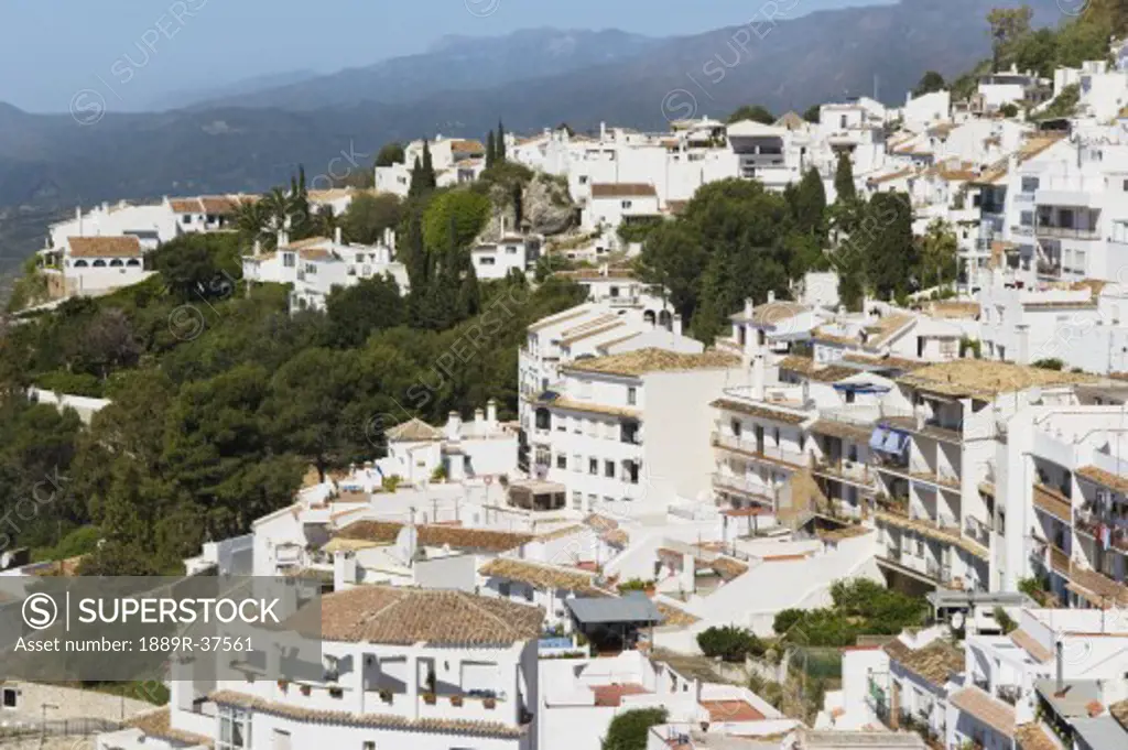 Apartments and houses, Mijas Malaga Province, Costa del Sol, Spain, Europe