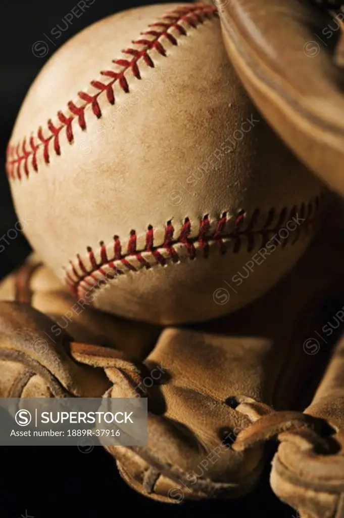 Baseball, glove
