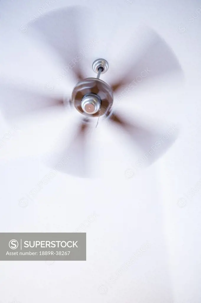 Moving ceiling fan