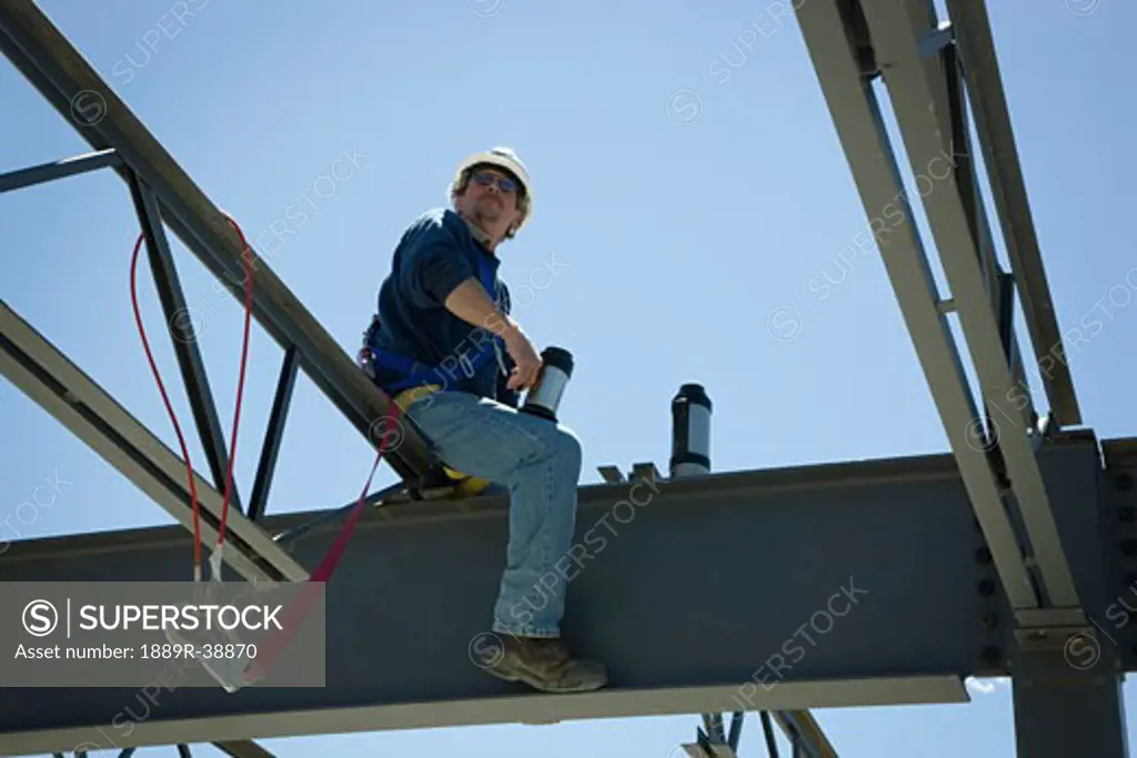 Worker on a job site