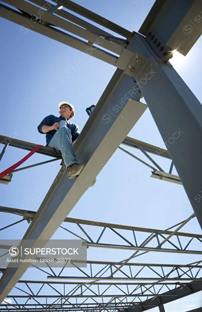 Worker on a job site