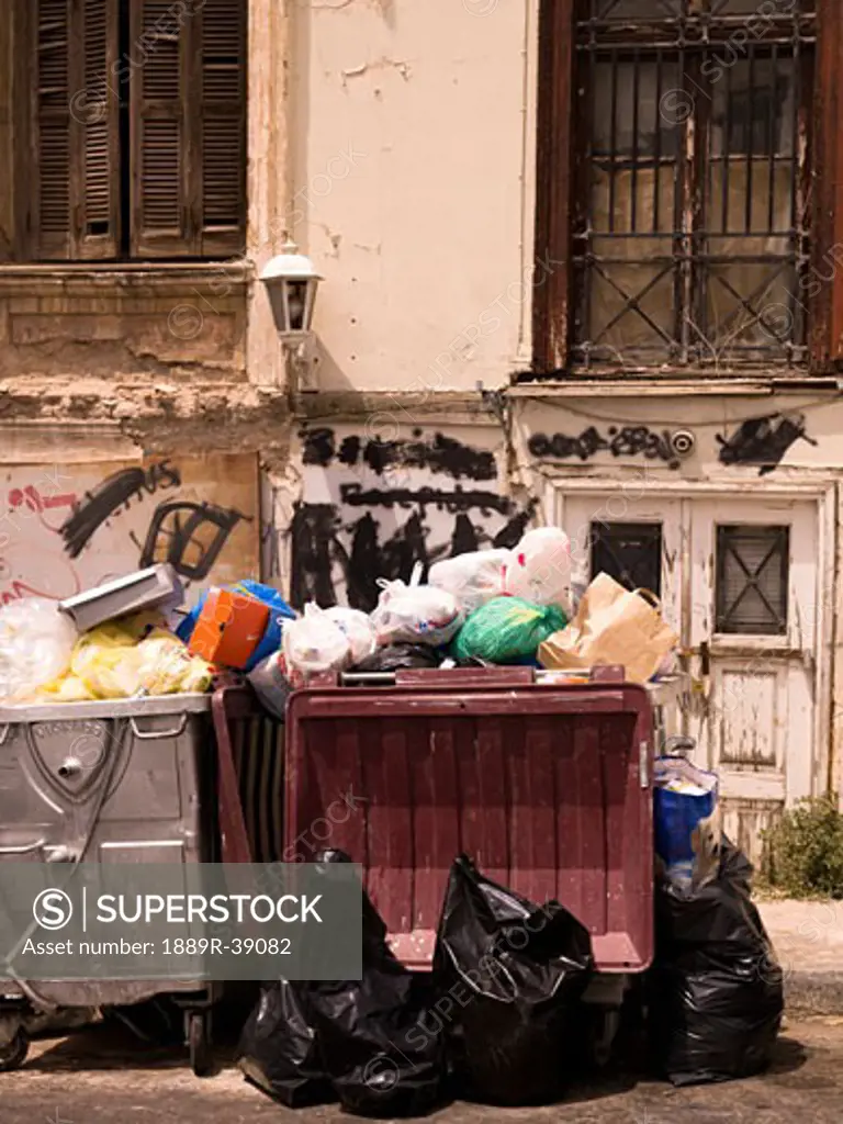 Garbage, Athens, Greece  