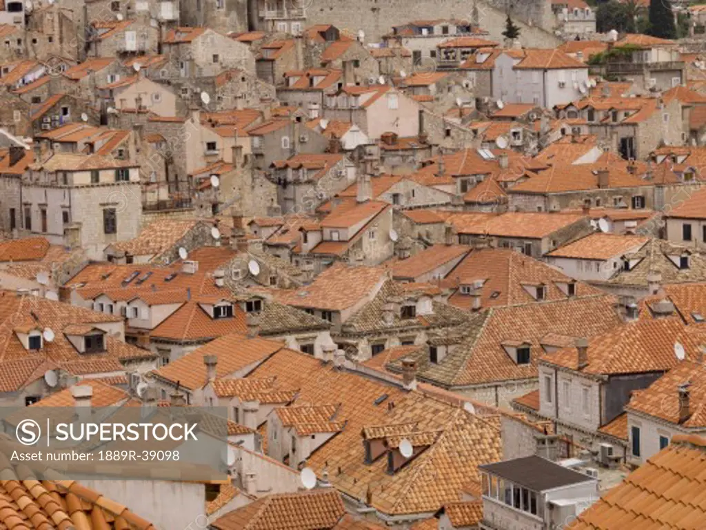 Rooftops, Dubrovnik, Croatia  
