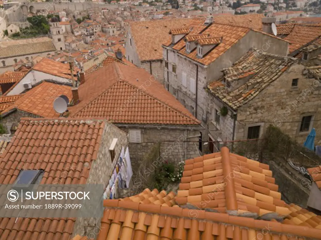 Rooftops, Dubrovnik, Croatia  