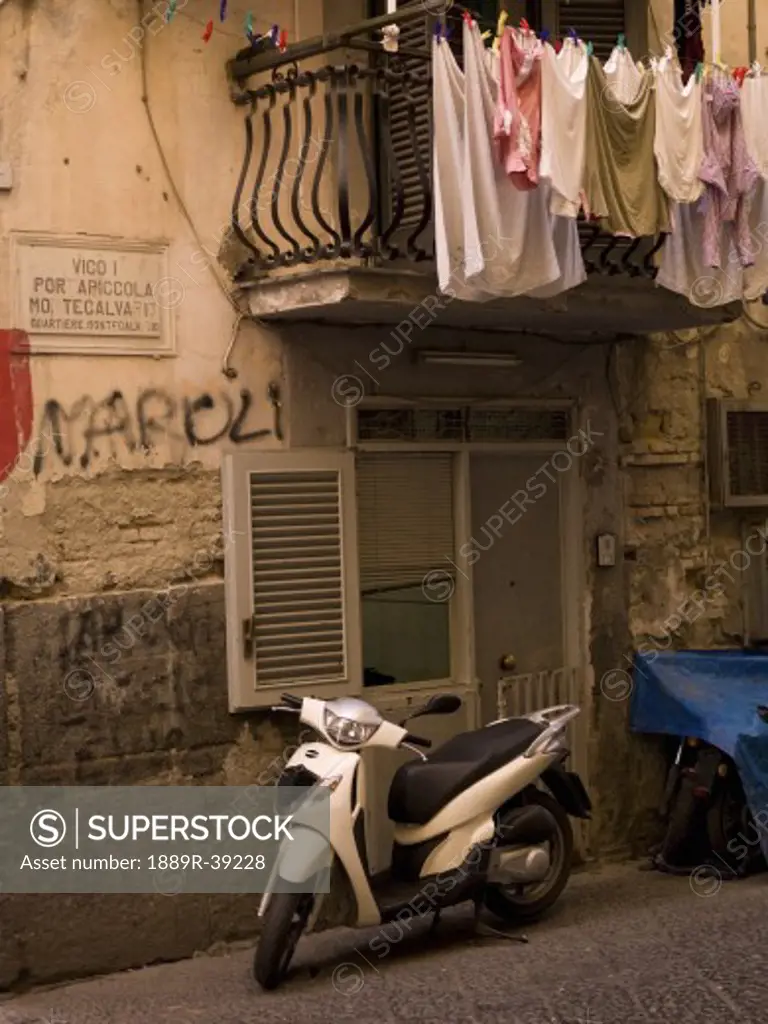 Moped, Naples, Italy