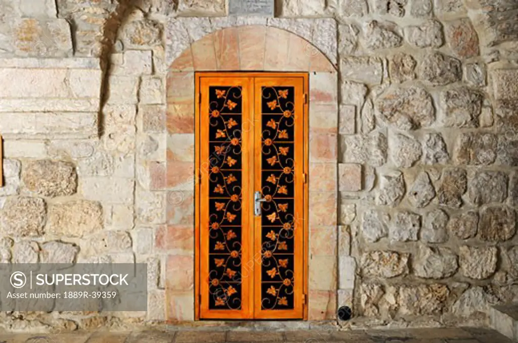 Door, St. Mark's church, Jerusalem