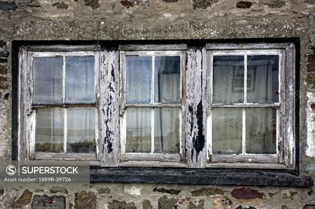 Old weathered window