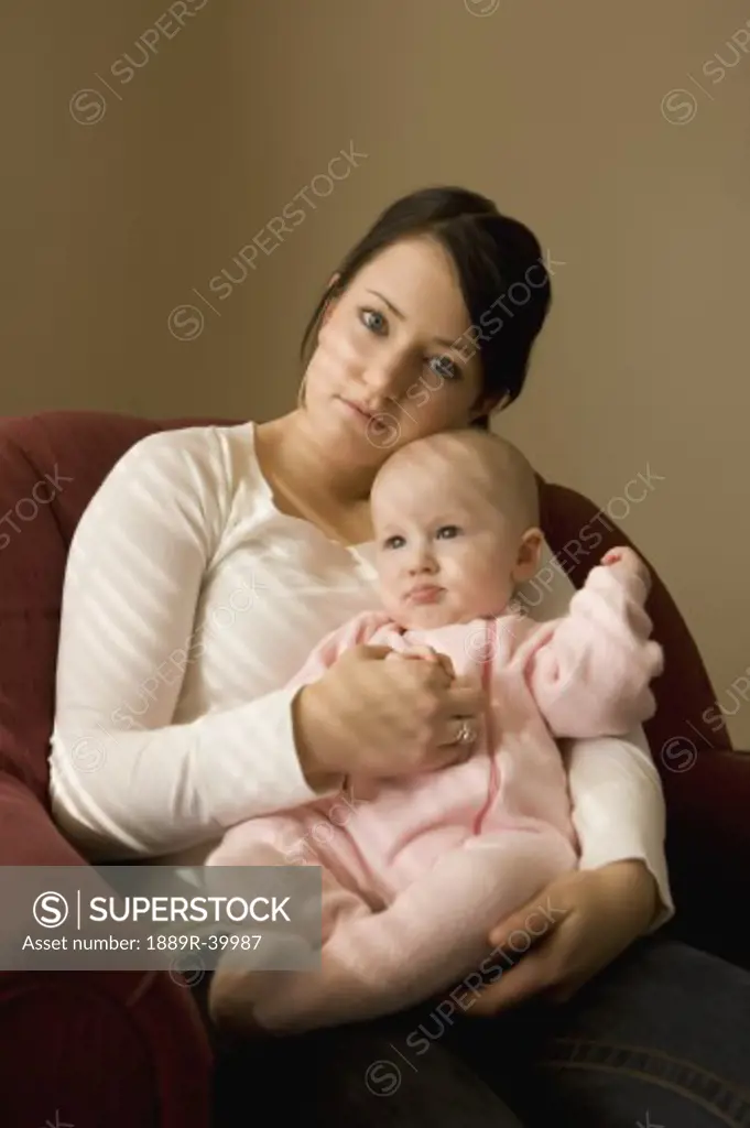 Young mother and child
