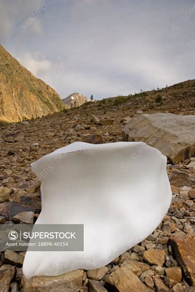 Ice, Mount Edith Cavell, Jasper National Park, Jasper, Alberta, Canada