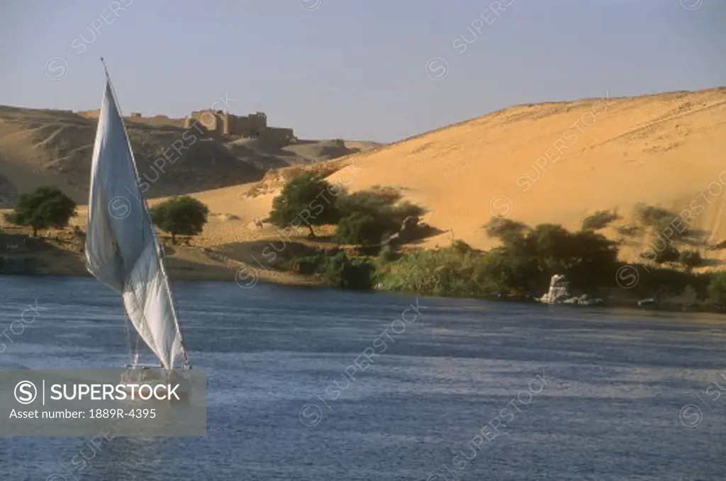 Felucca on the Nile in Egypt