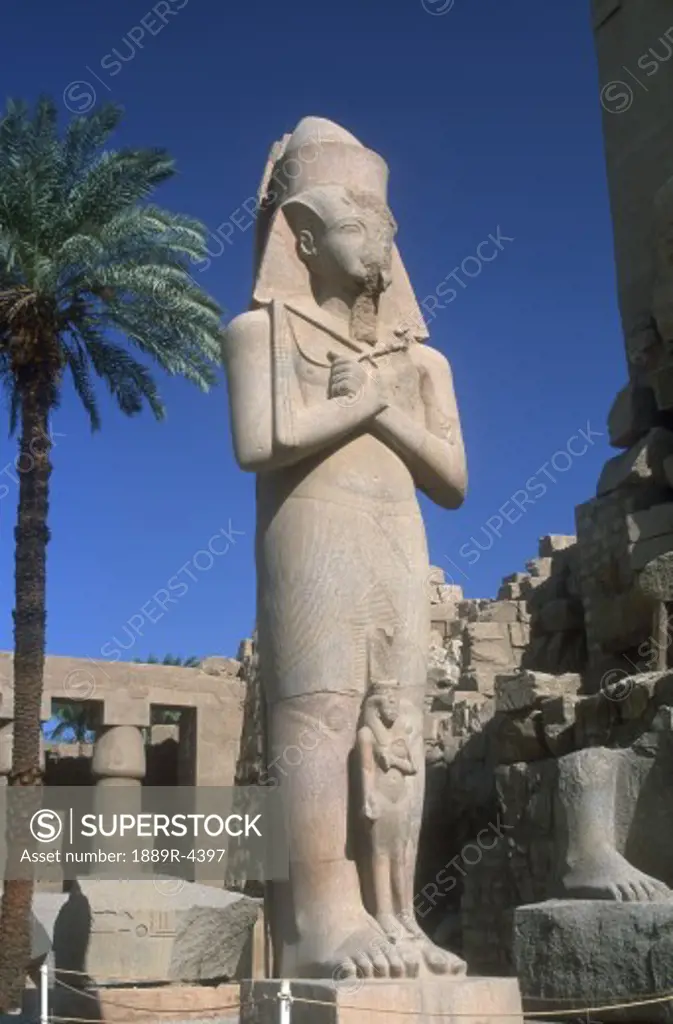 Statue of Ramesses II in Luxor, Egypt