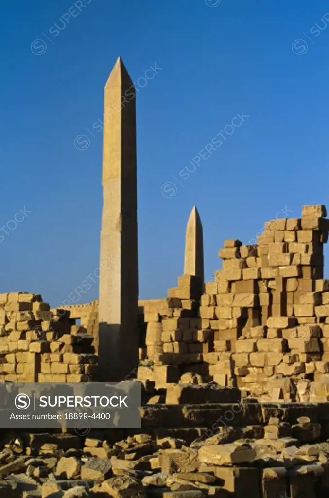 Ruins of the Karnak Temple in Egypt