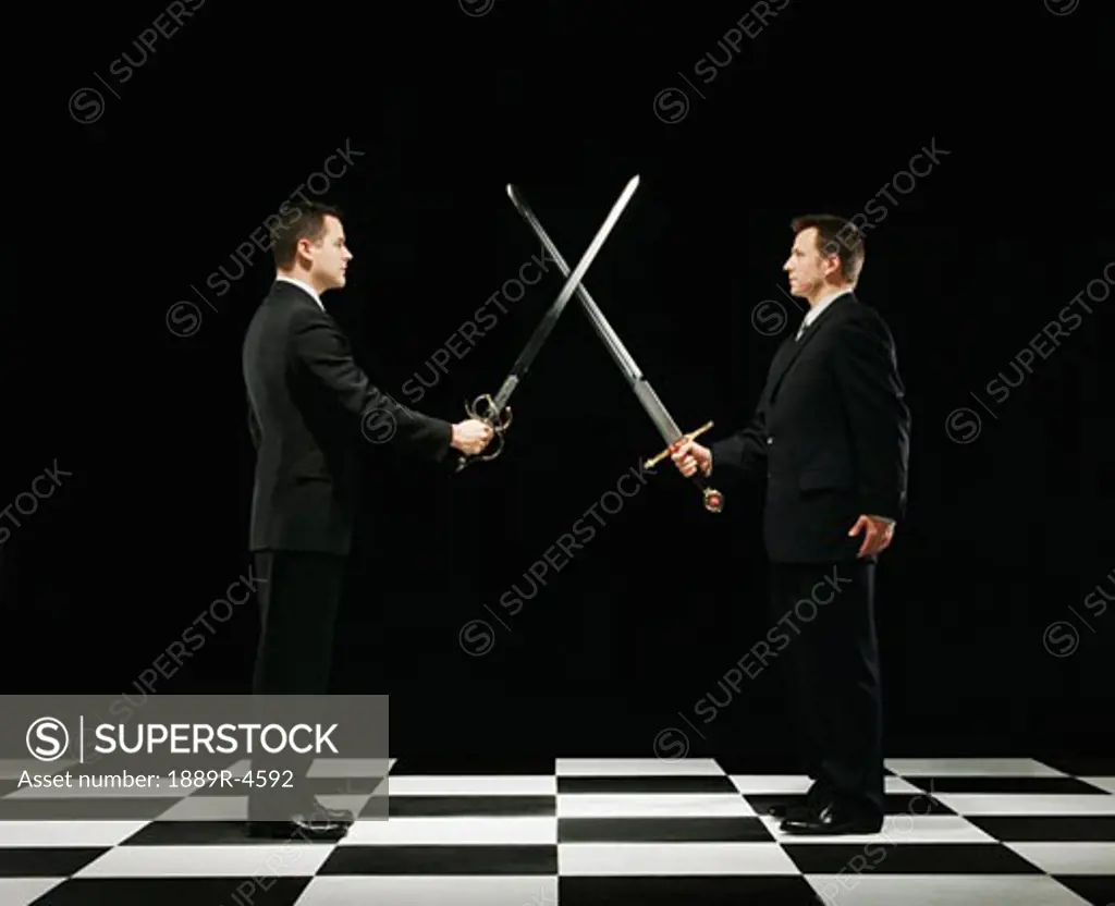 Dueling businessmen