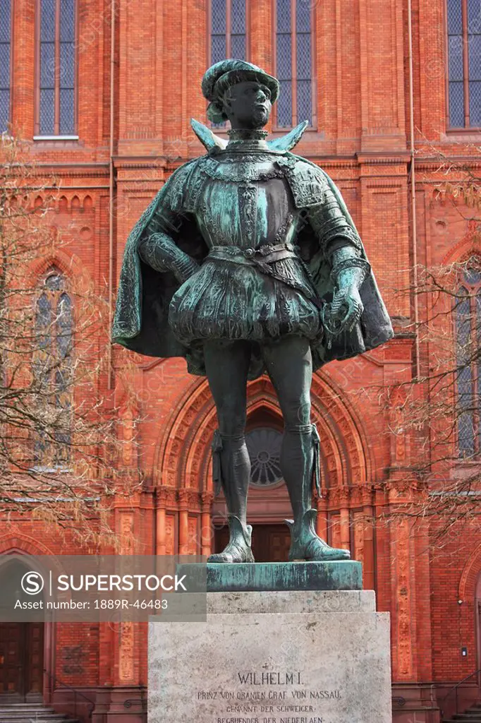 Statue of Wilhelm I, Wiesbaden, Hessen, Germany