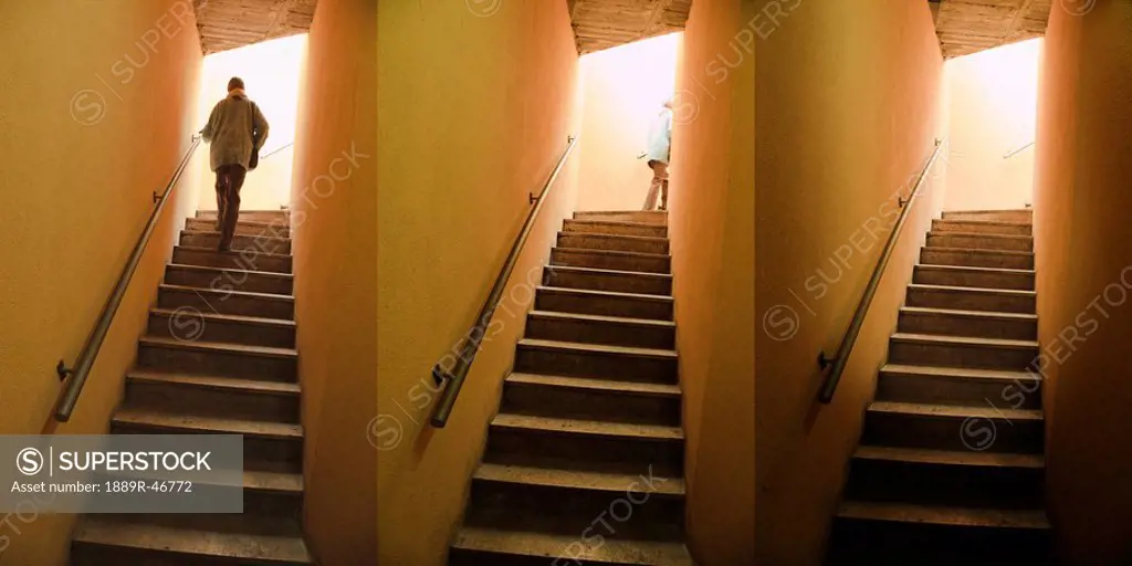 Three stairwells