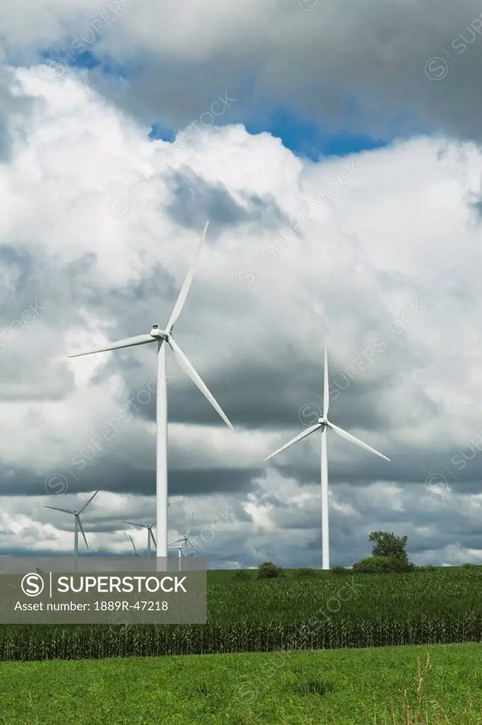 Wind energy, Saybrook, Illinois, USA