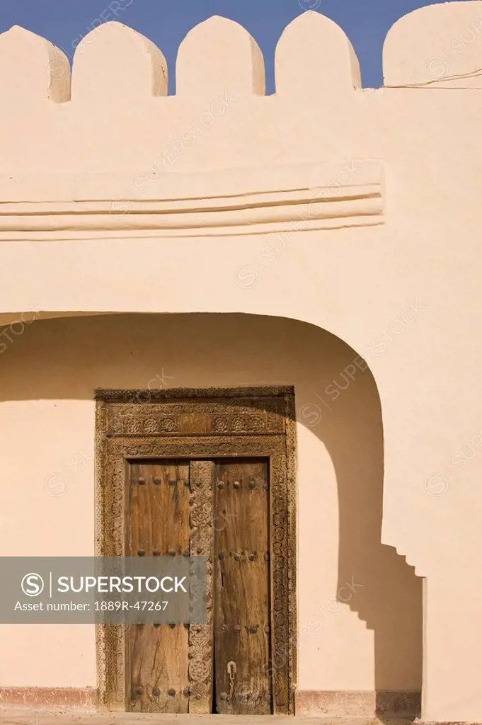 Carved door of Lamu Fort, Kenya