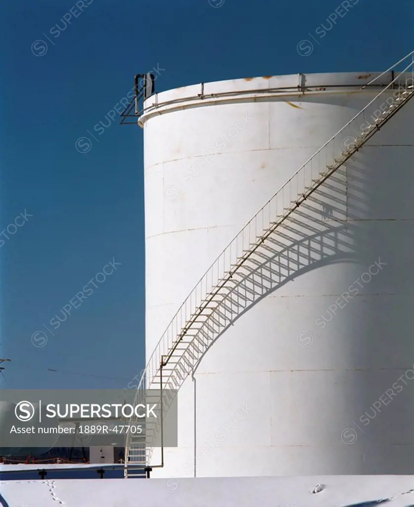 Storage Tank, Gas Plant, Alberta, Canada