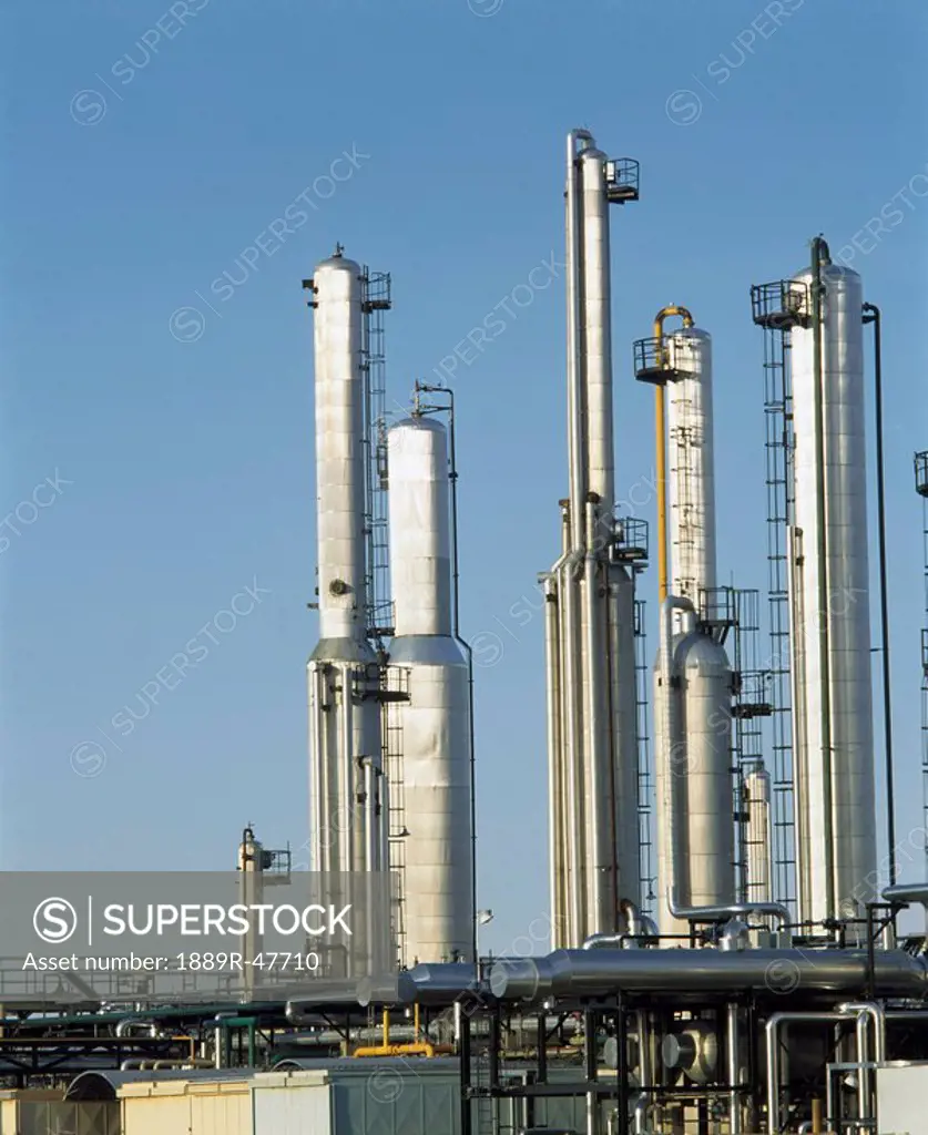 Smoke stacks, Gas Plant