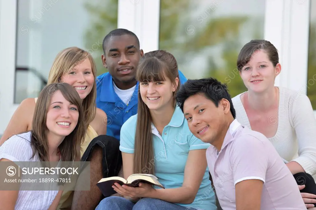 A diverse group of Christian young adults