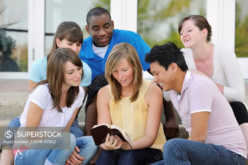 A diverse group of Christian young adults