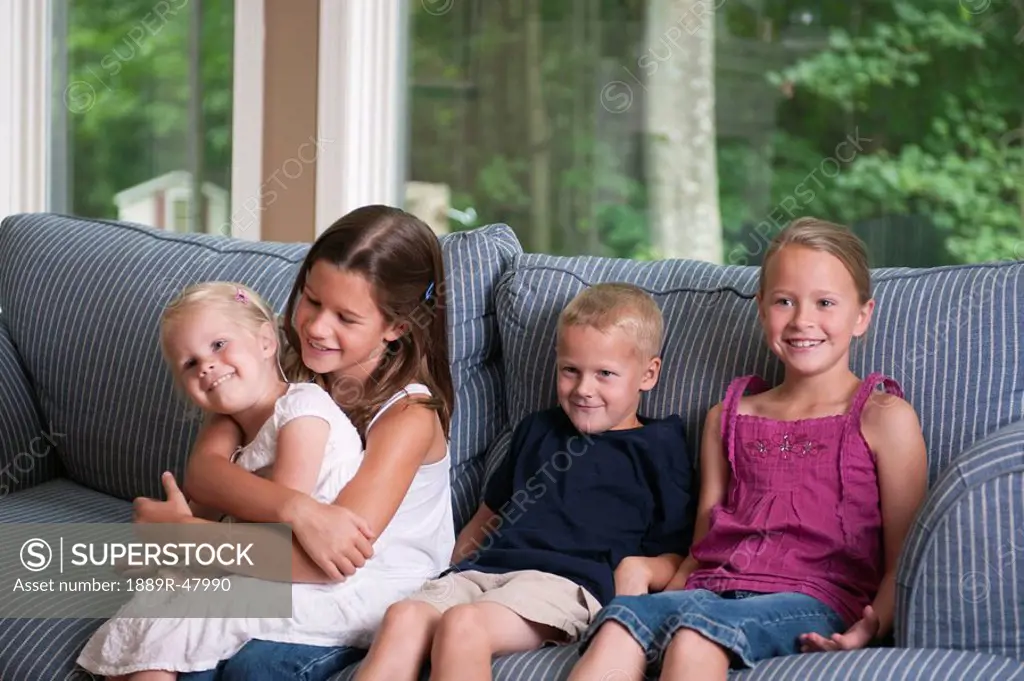 Children sitting together