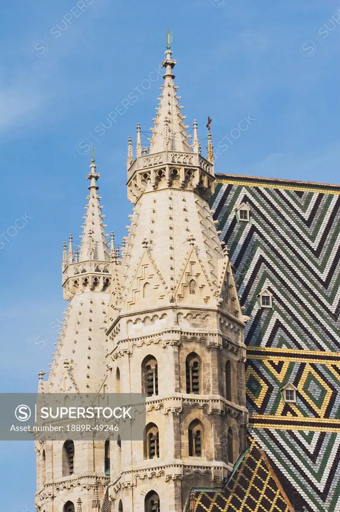 Gothic tower of St. Stephen´s Cathedral, Vienna, Austria