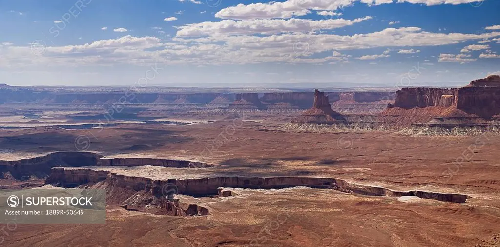 canyonlands national park, utah, united states of america, the canyons carved by the green river from murphy point