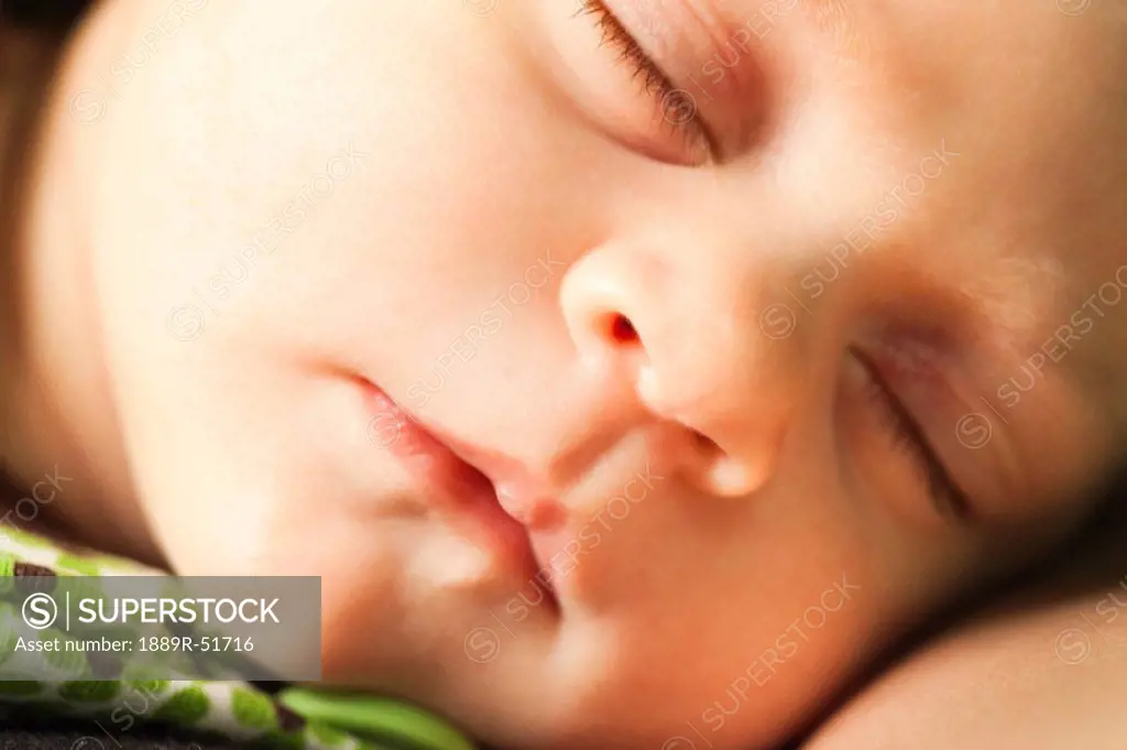 a sleeping infant