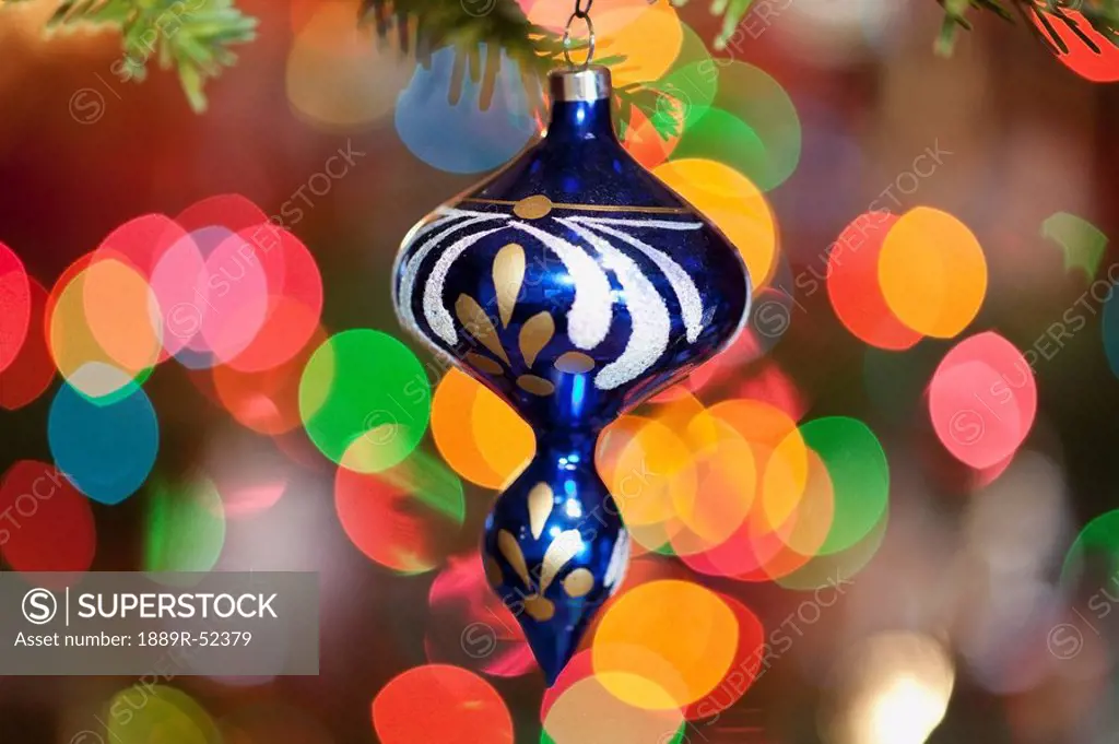 a christmas tree ornament