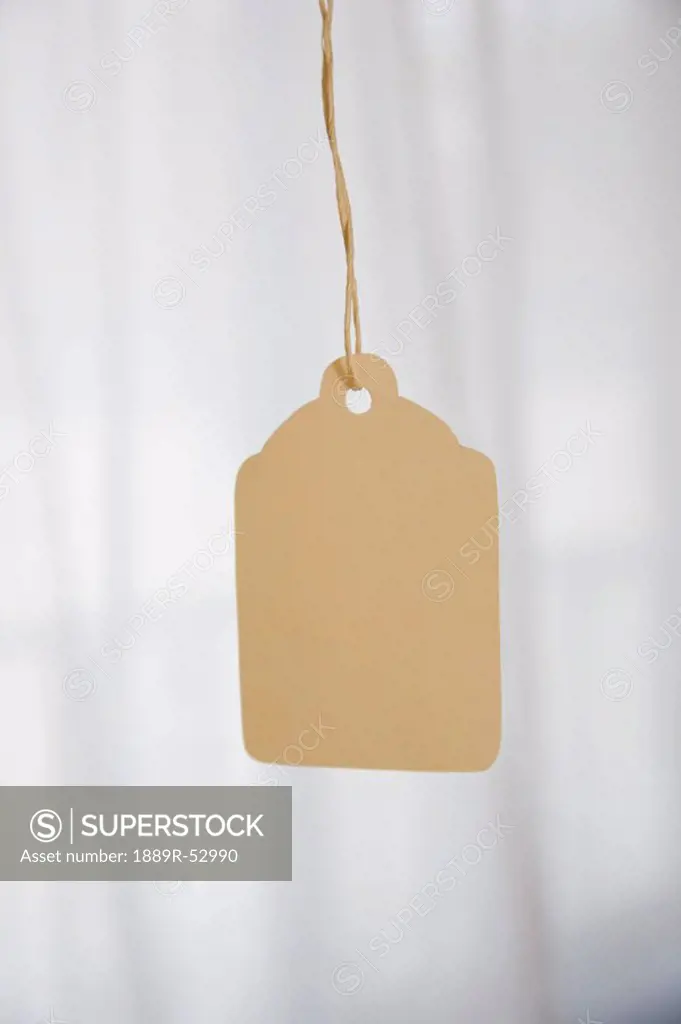 a tag on a string