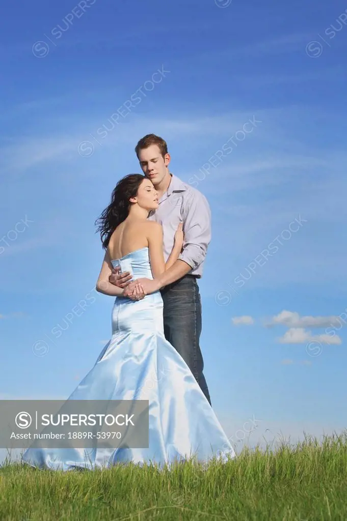 edmonton, alberta, canada, a man and woman in an embrace