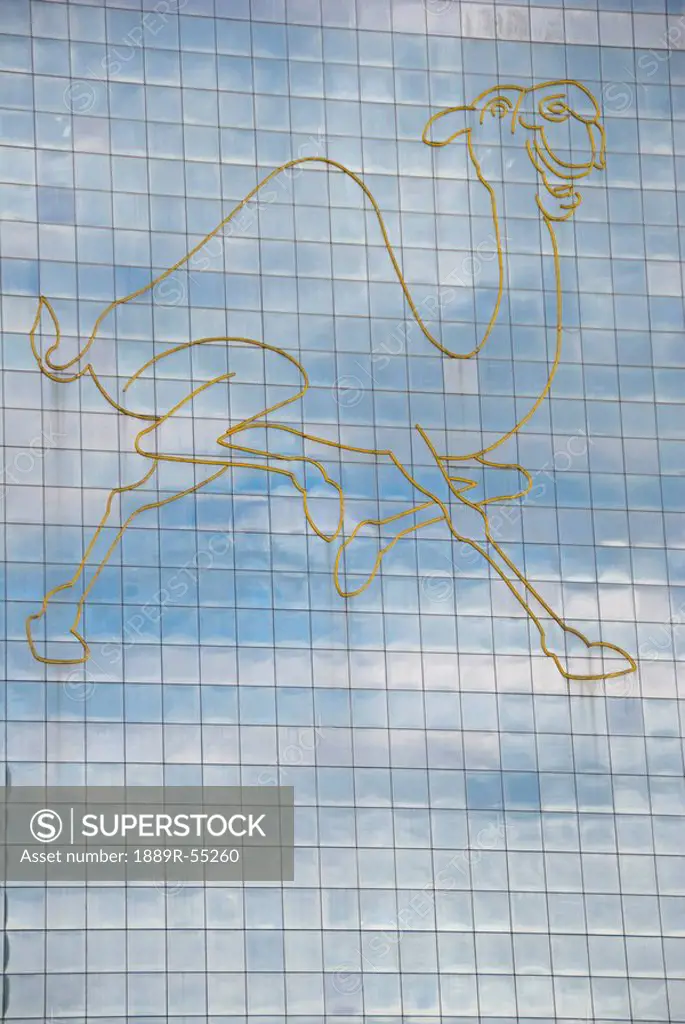 kuala lumpur, malaysia, a picture of a camel on the side of a building
