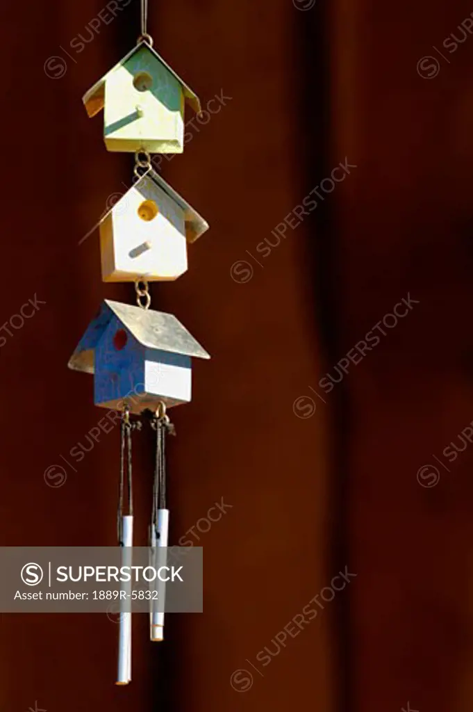 Bird house wind chimes