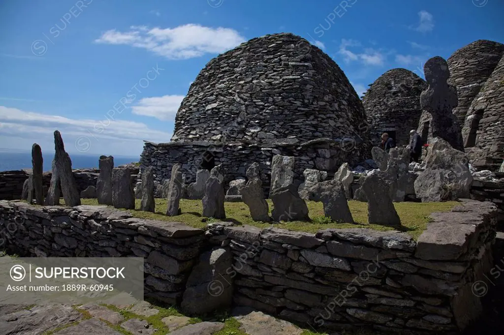 Skellig Michael, County Kerry, Ireland, Graveyard On The Island