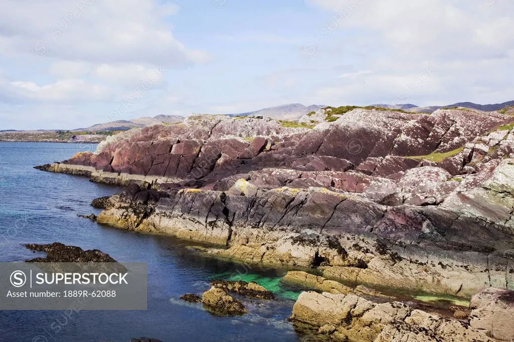 Rock Along The Coast Of Kenmare Bay Near Sneem, County Kerry, Ireland