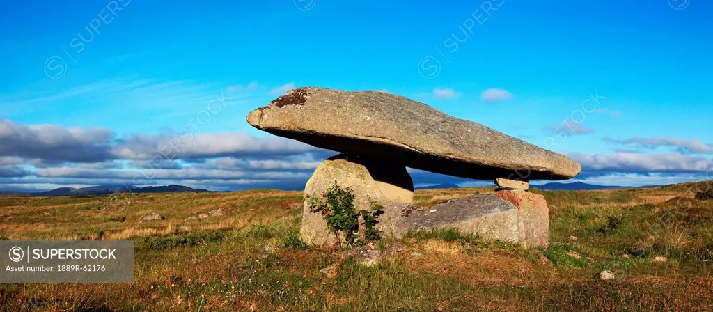 Ancient Dolmen Megalithic Tomb, Ardara, County Donegal, Ireland