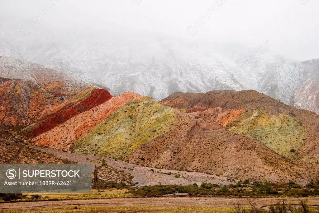the colorful hills near purmamarca in northwest argentina, purmamarca, jujuy, argentina