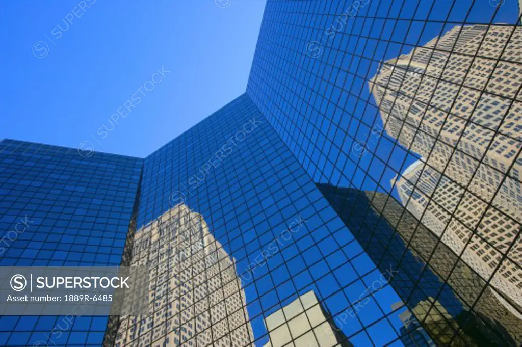 Reflection of high-rise buildings