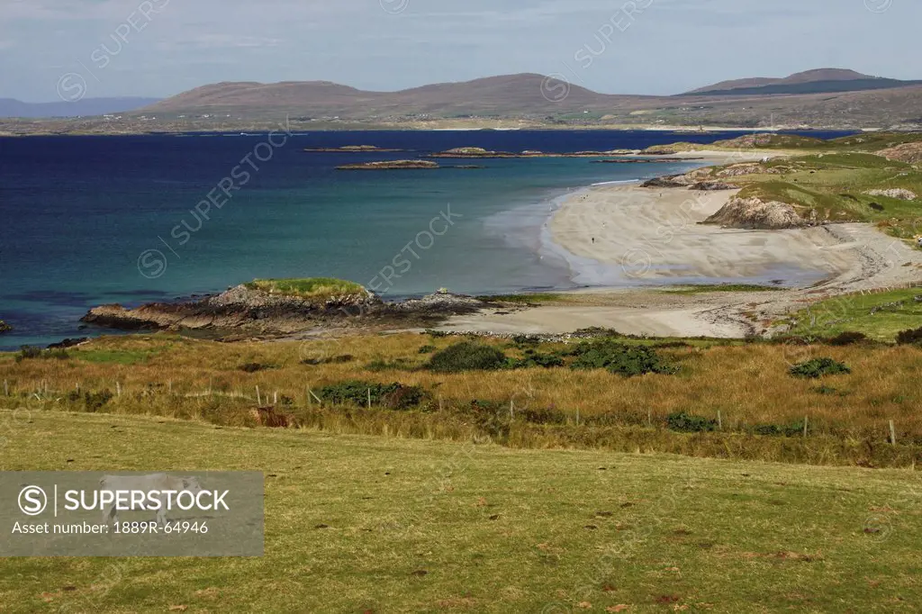lettergesh beach on the renvyle peninsula, county galway, ireland