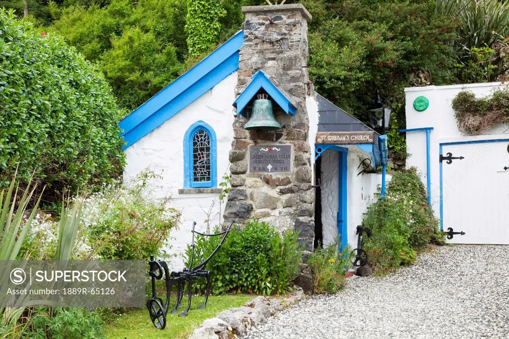St. Gobban´S Is The Smallest Church In Ireland, Portbraddon, County Antrim, Northern Ireland