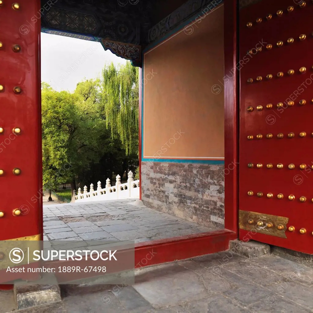 open xihe gate of the forbidden city, beijing, china