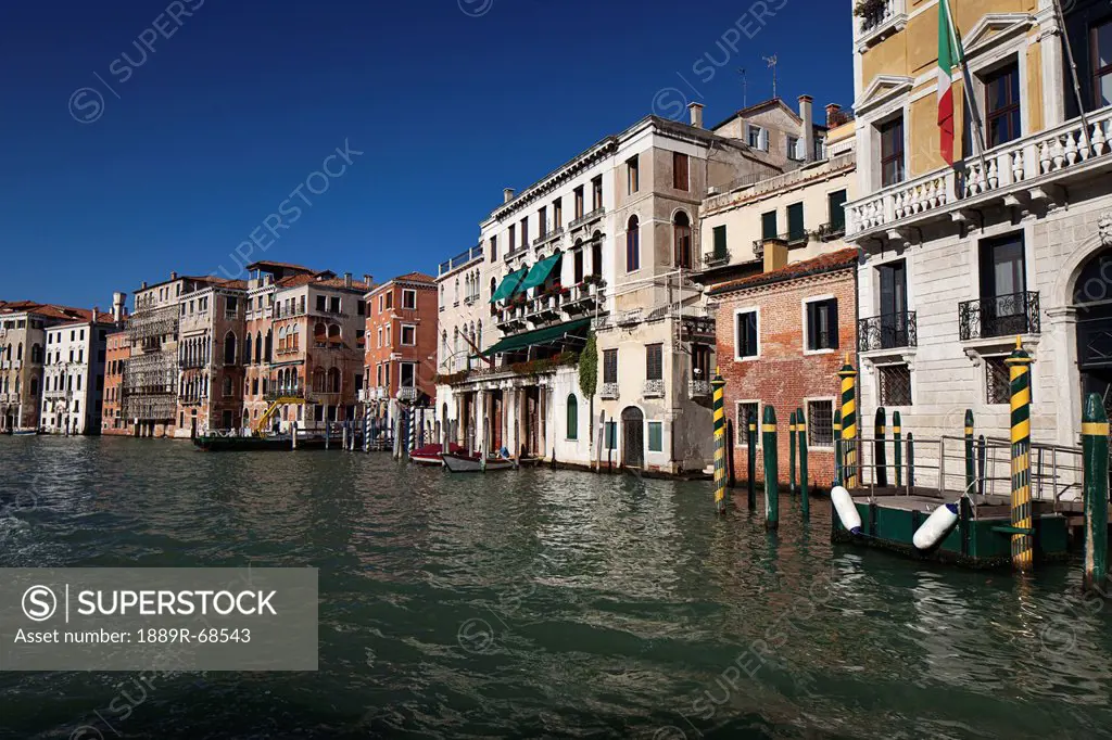 buildings along the grand canal, venice italy