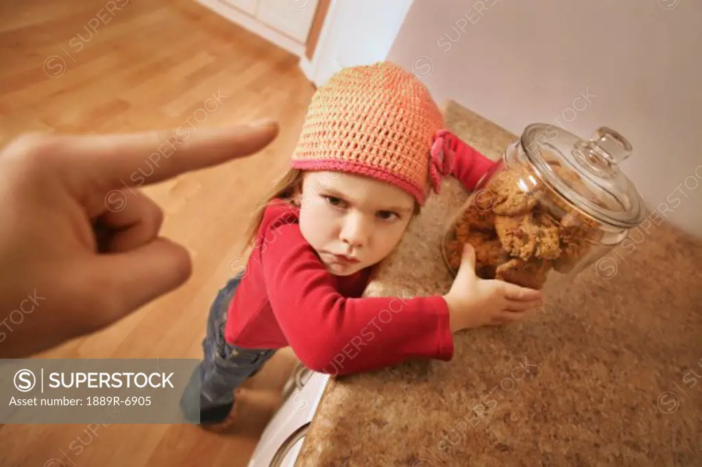 Child gets in trouble for sneaking cookies